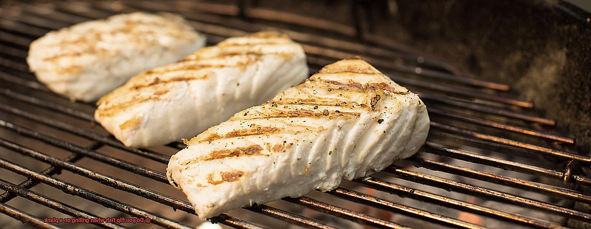 Do you flip fish when grilling on a plank-6