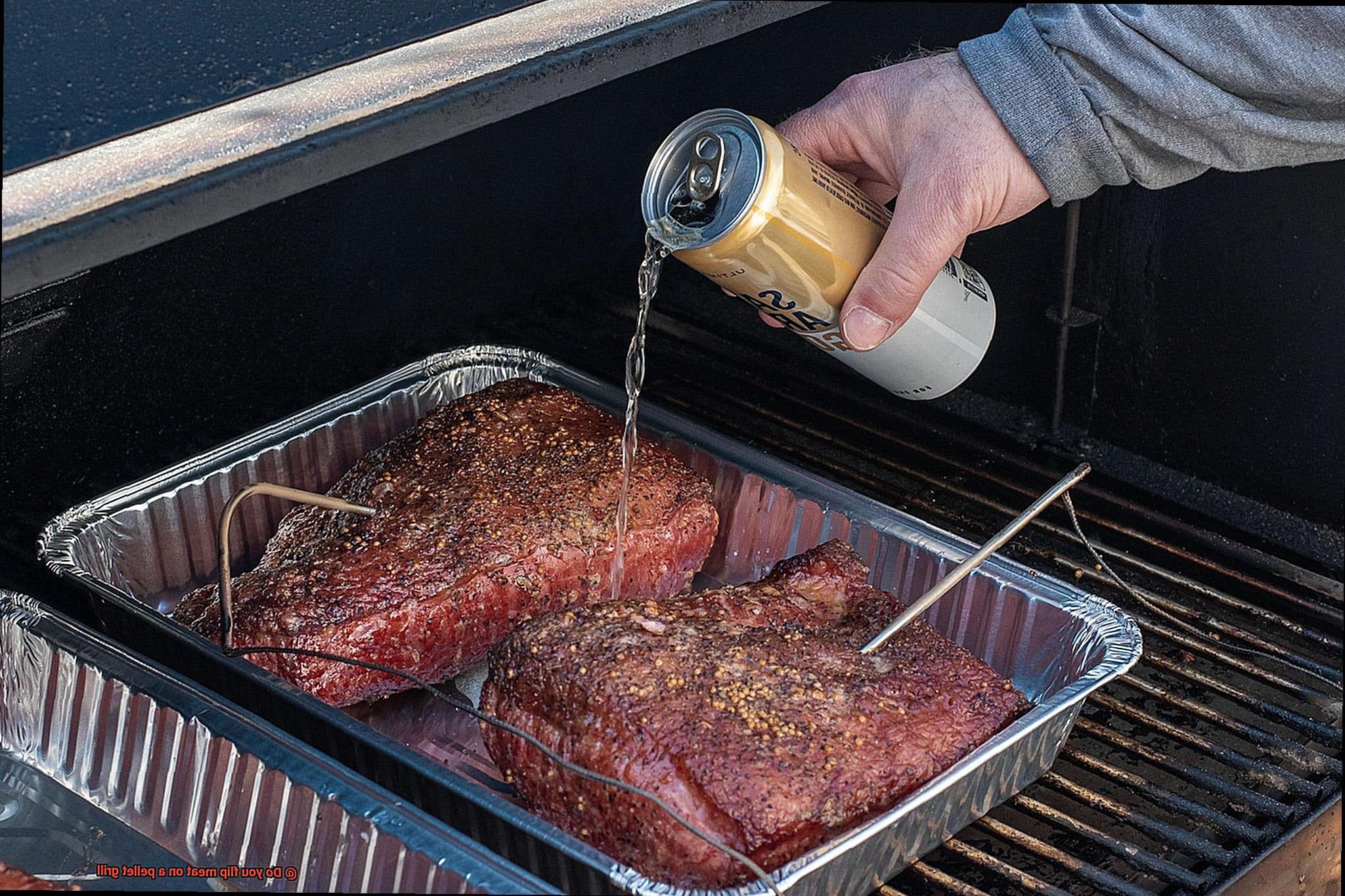 Do you flip meat on a pellet grill-4