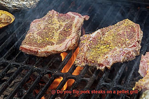 Do you flip pork steaks on a pellet grill-5