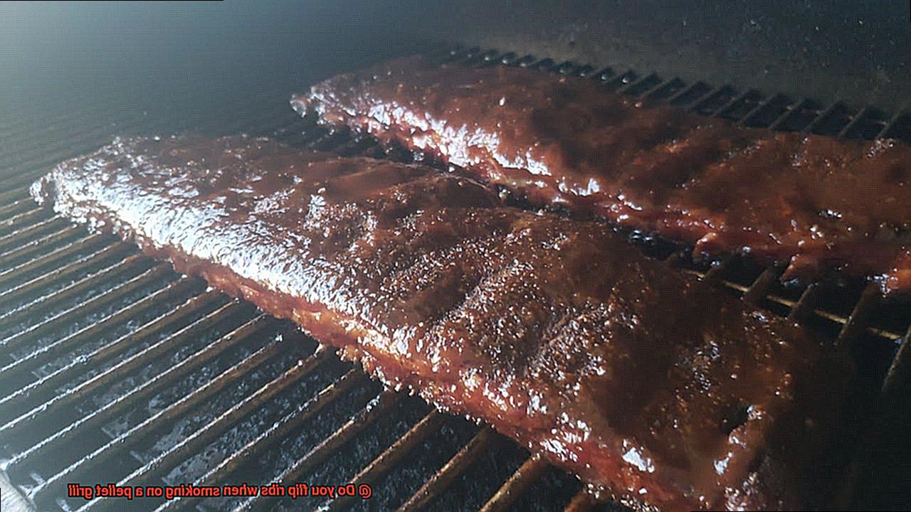 Do you flip ribs when smoking on a pellet grill-5