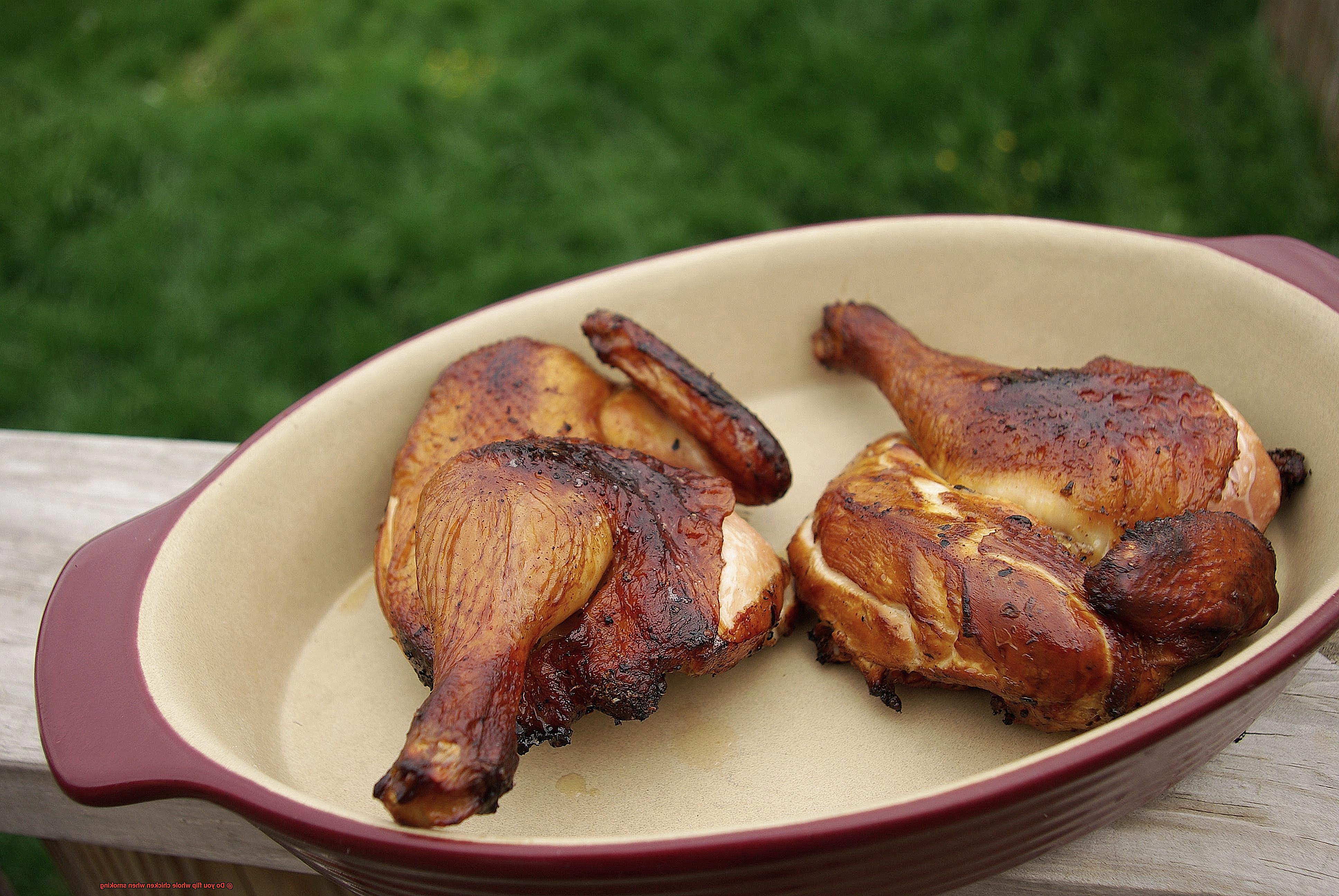 Do you flip whole chicken when smoking-5