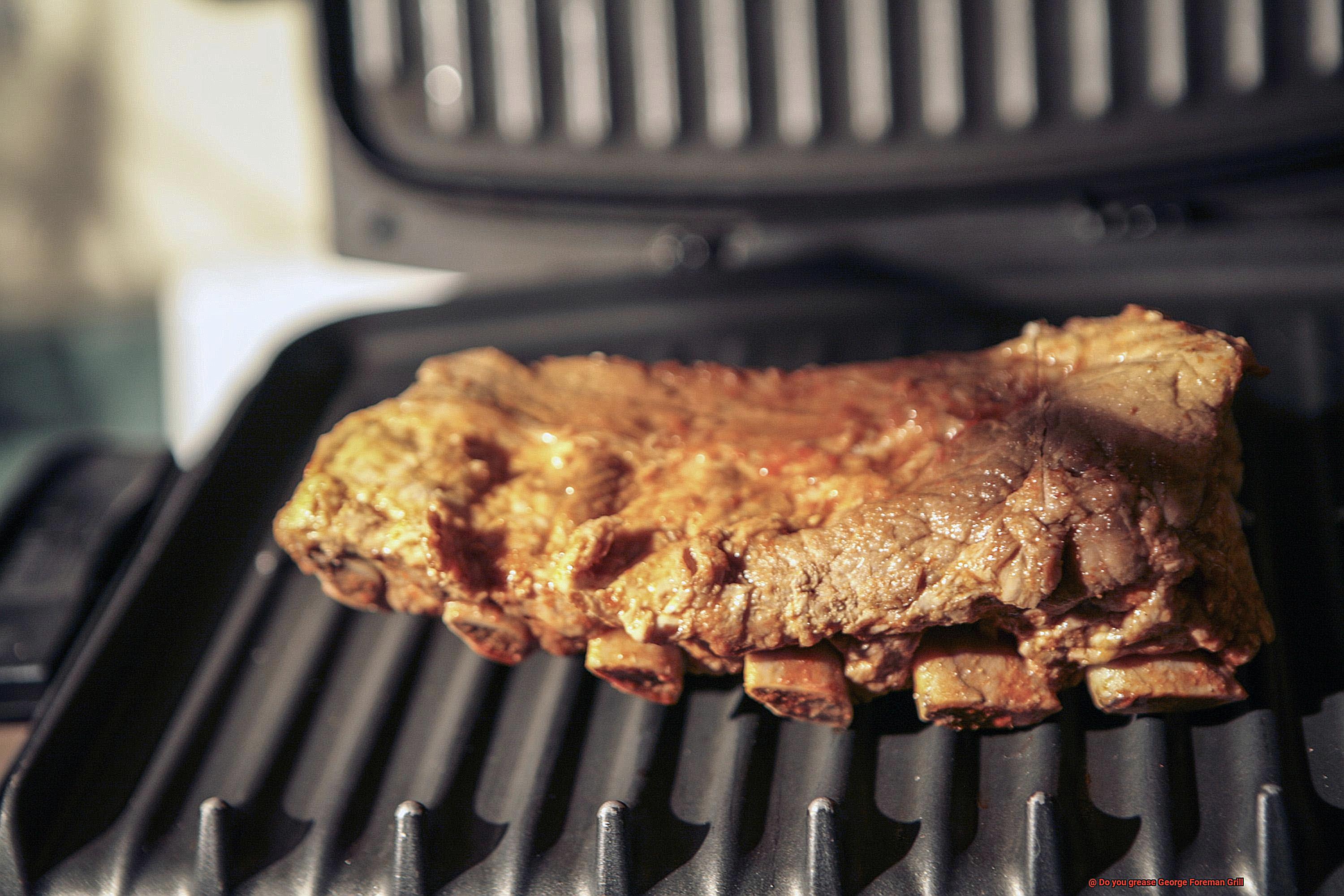 Do you grease George Foreman Grill-2