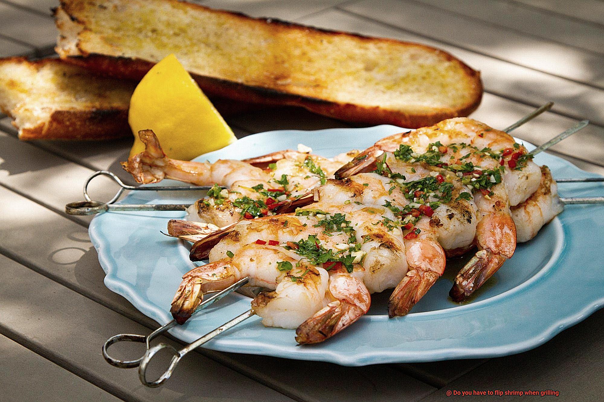 Do you have to flip shrimp when grilling-7