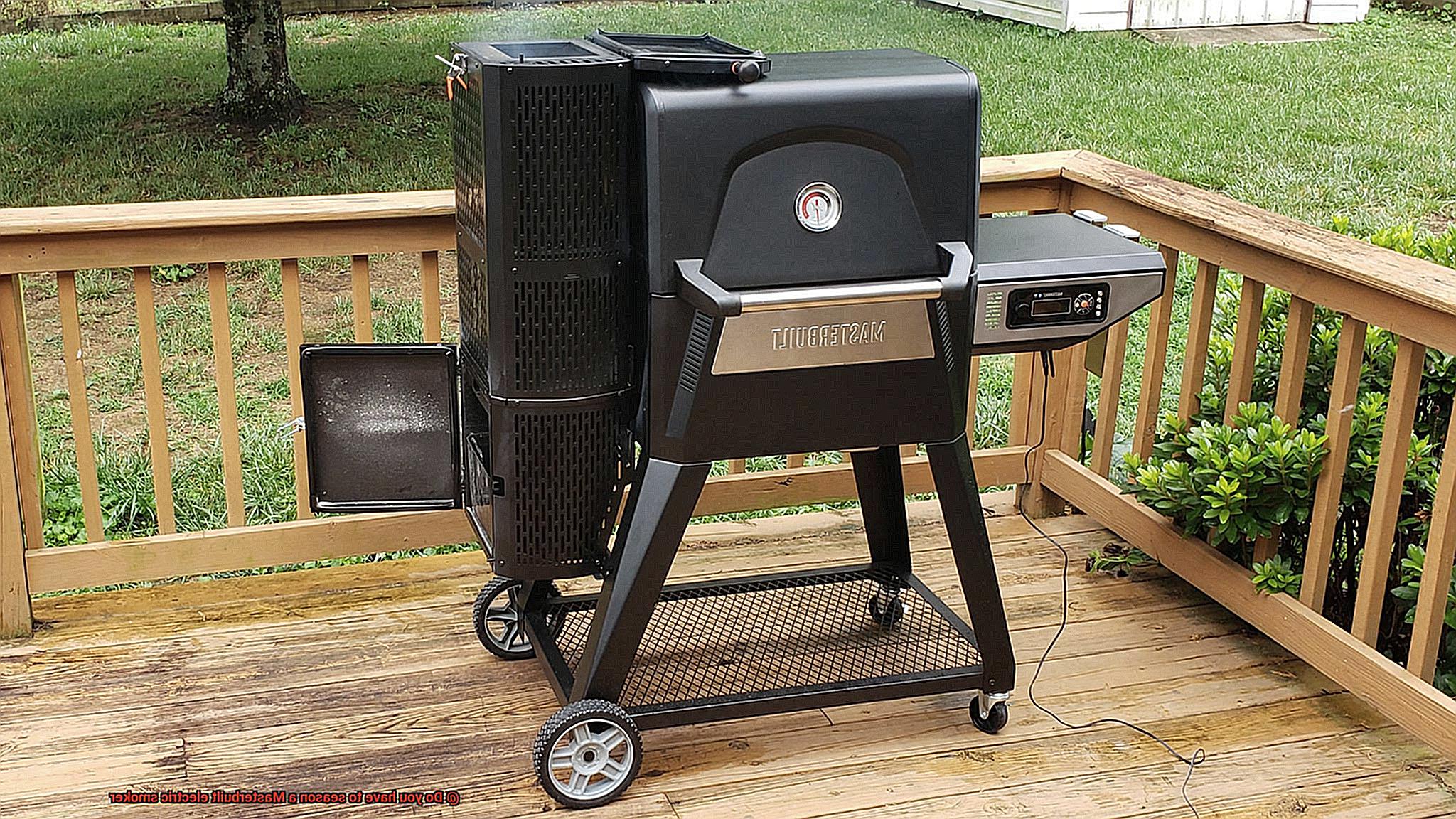 Do you have to season a Masterbuilt electric smoker-2