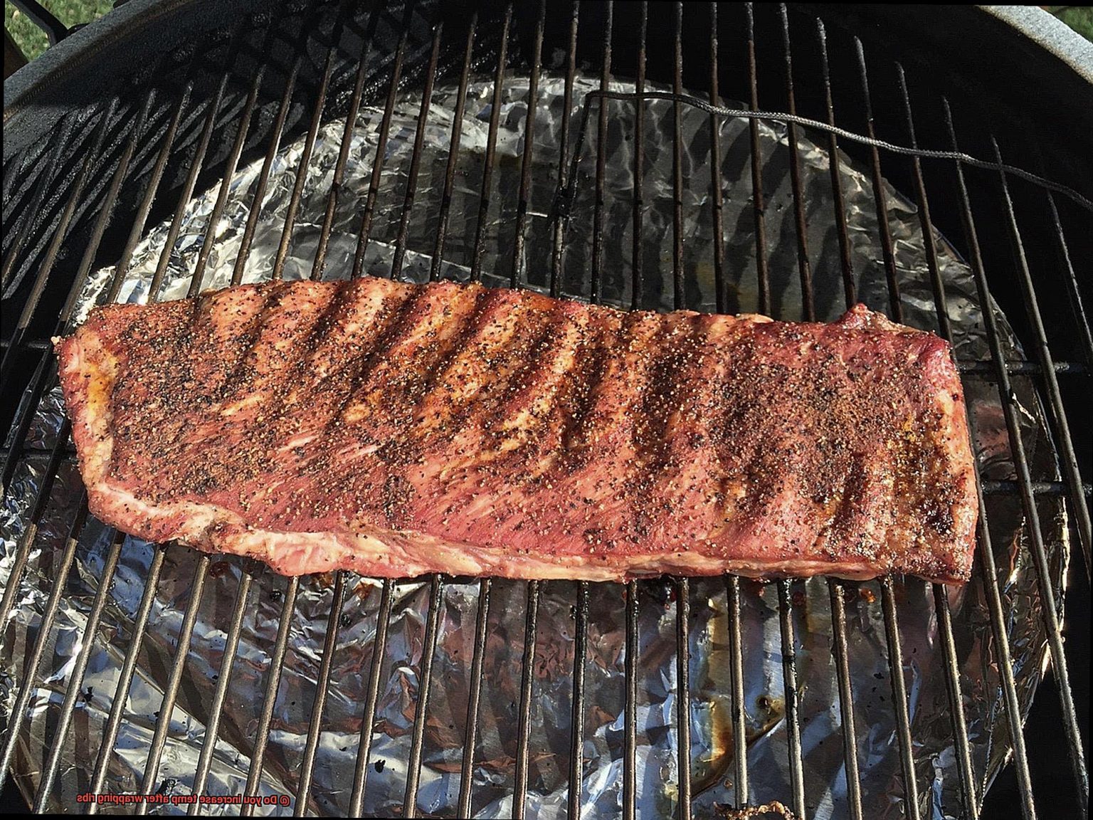 Do you increase temp after wrapping ribs? Pastime Bar And Grill