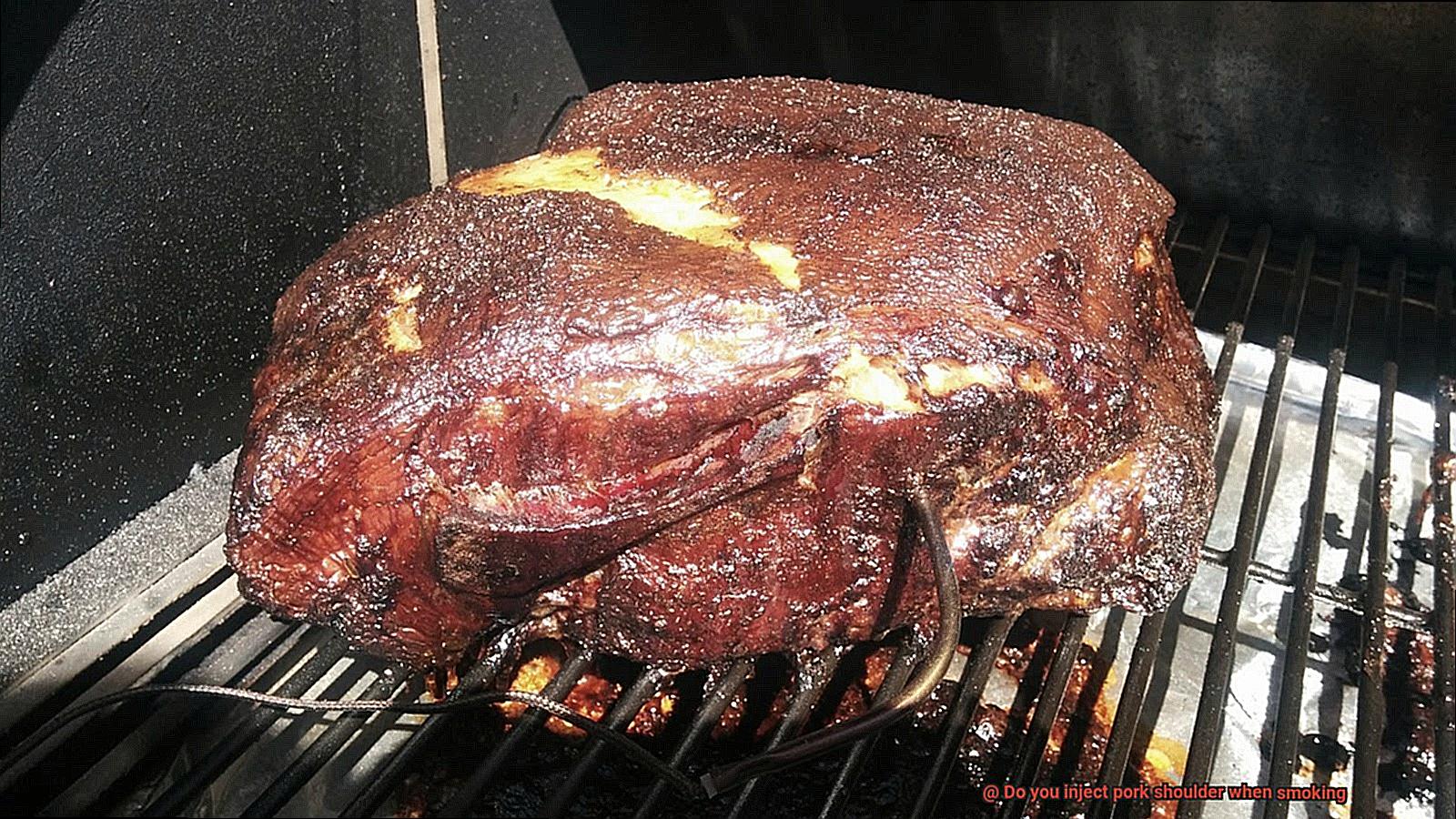 Do you inject pork shoulder when smoking-5