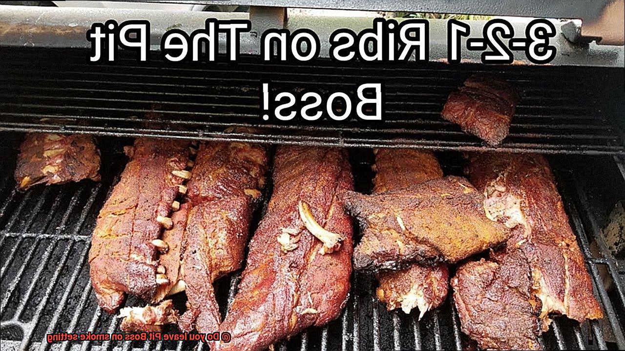 Do you leave Pit Boss on smoke setting-4