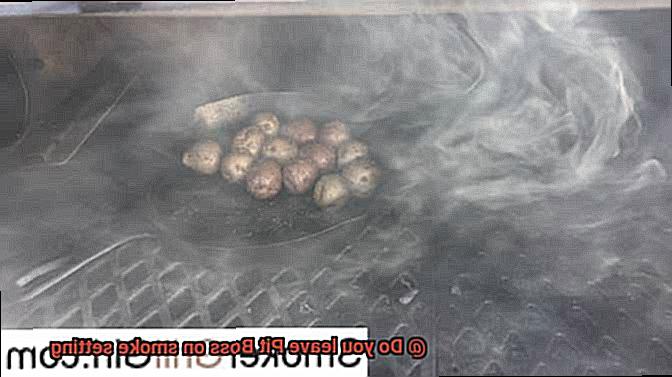Do you leave Pit Boss on smoke setting-5