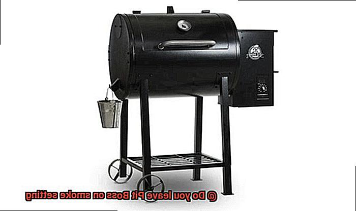 Do you leave Pit Boss on smoke setting-2