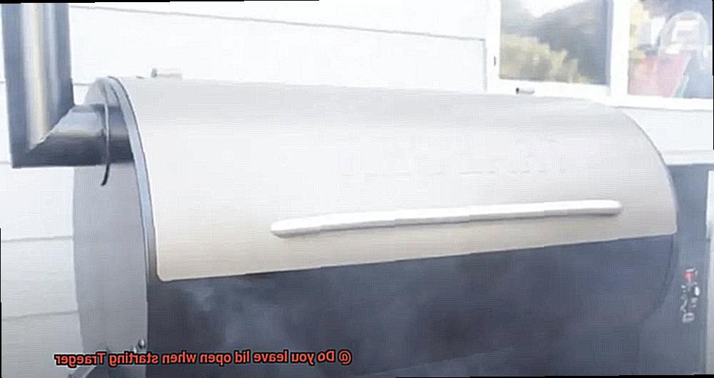Do you leave lid open when starting Traeger-3