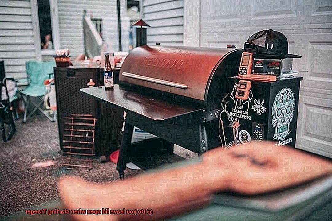 Do you leave lid open when starting Traeger-2