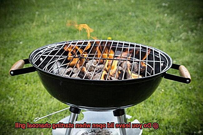 Do you leave lid open when starting charcoal grill-3