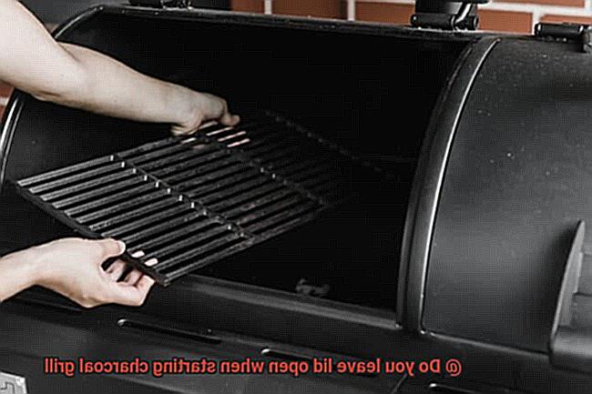 Do you leave lid open when starting charcoal grill-5