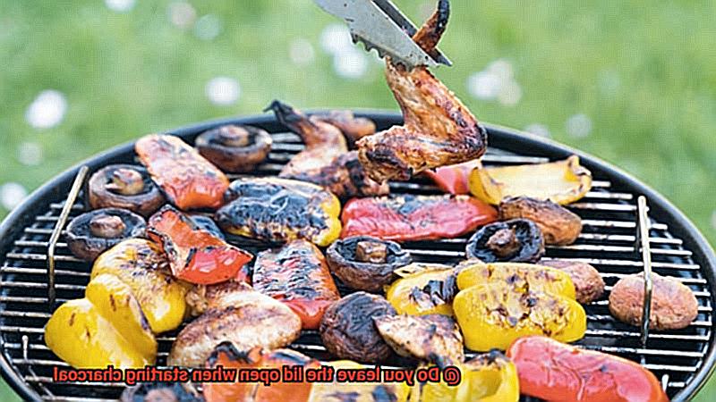 Do you leave the lid open when starting charcoal-3