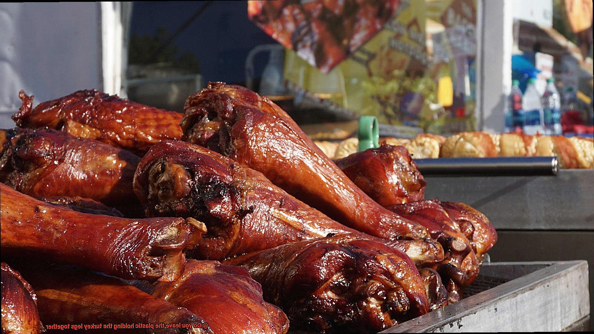 Do you leave the plastic holding the turkey legs together-2