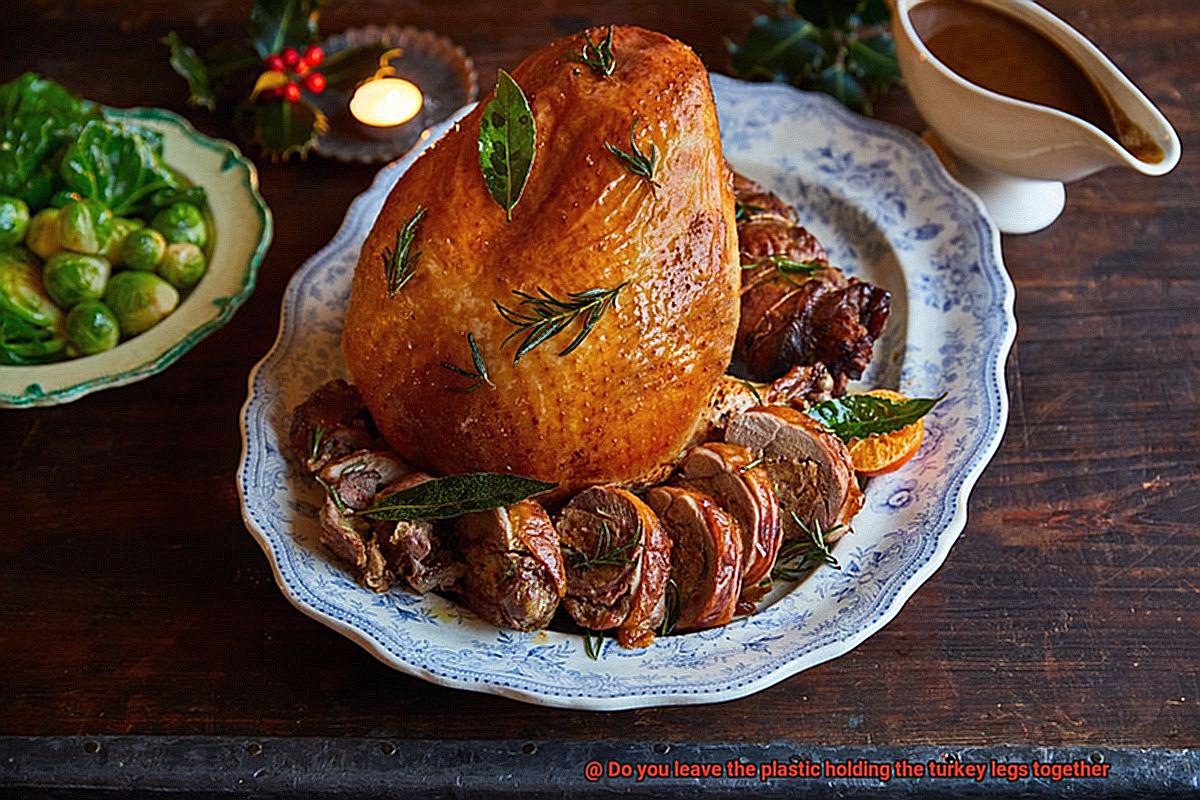 Do you leave the plastic holding the turkey legs together-5