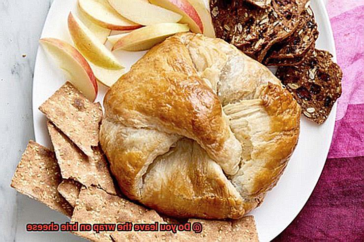 Do you leave the wrap on brie cheese-6