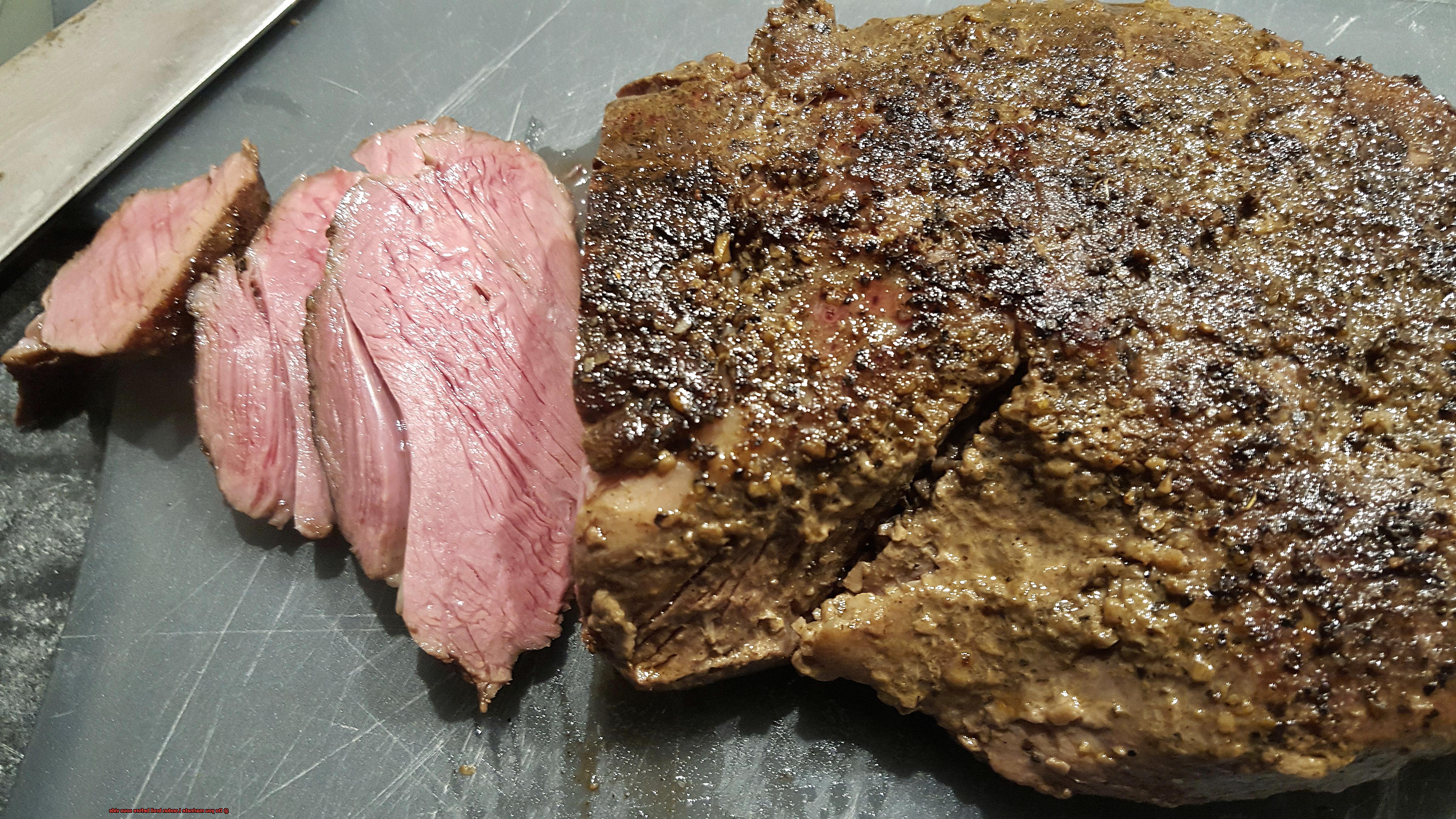 Do you marinate London broil before sous vide-2