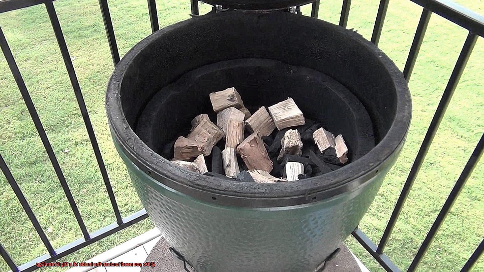 Do you need to clean the inside of a Big Green Egg-2