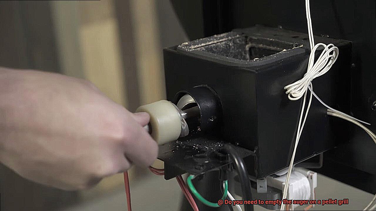 Do you need to empty the auger on a pellet grill-4