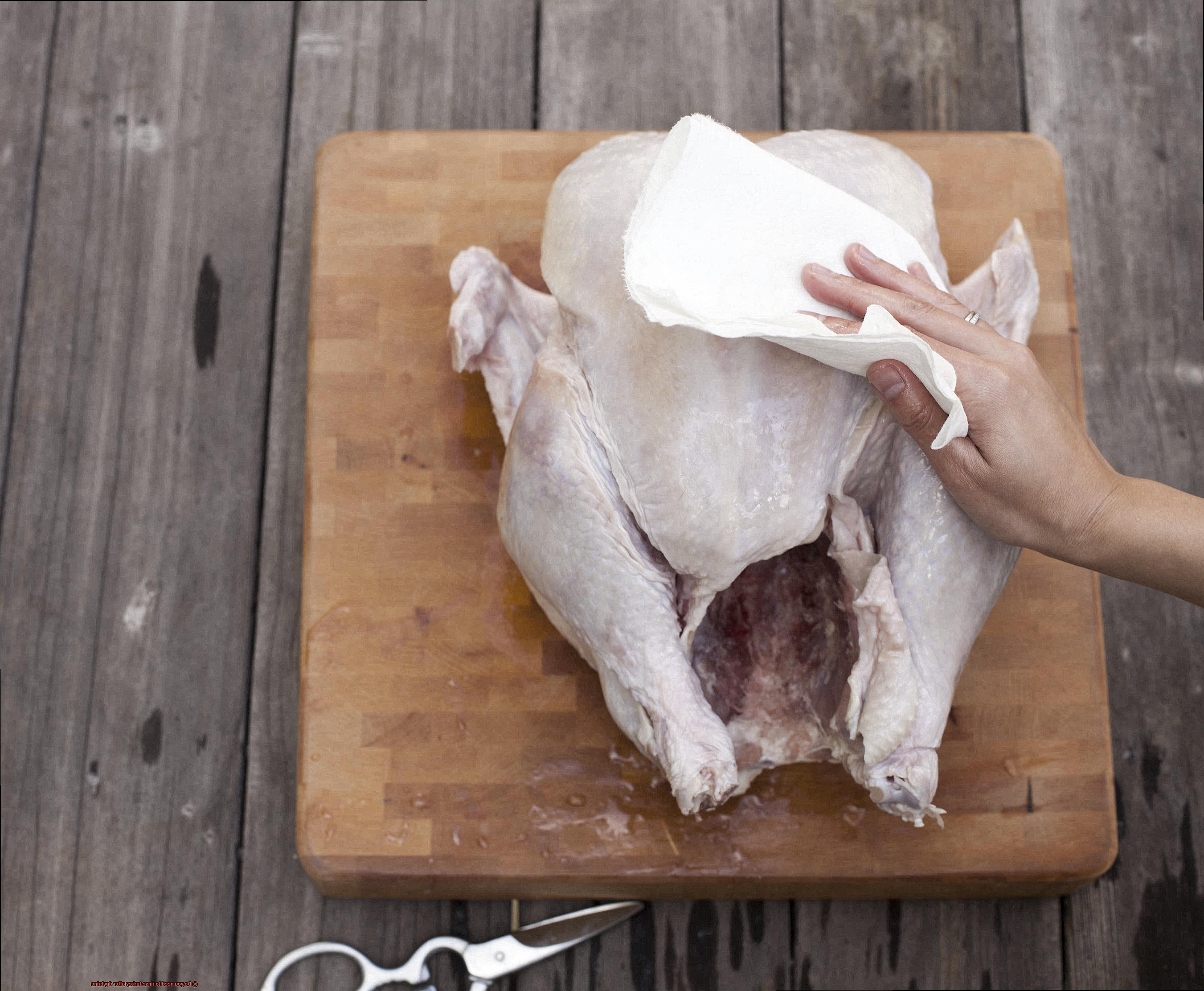 Do you need to rinse turkey after dry brine-5
