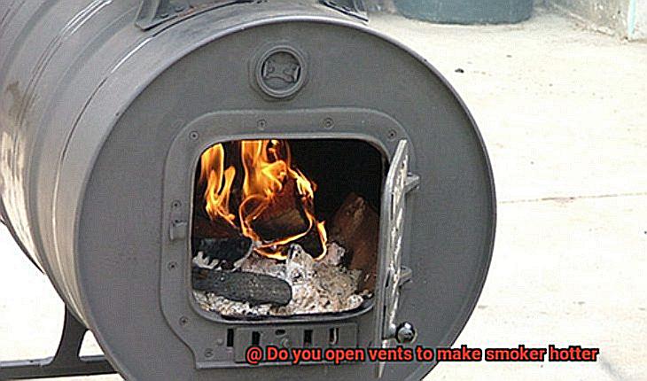 Do you open vents to make smoker hotter-4