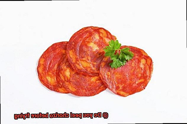 Do you peel chorizo before frying-5