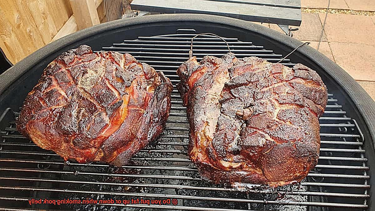Do you put fat up or down when smoking pork belly-4