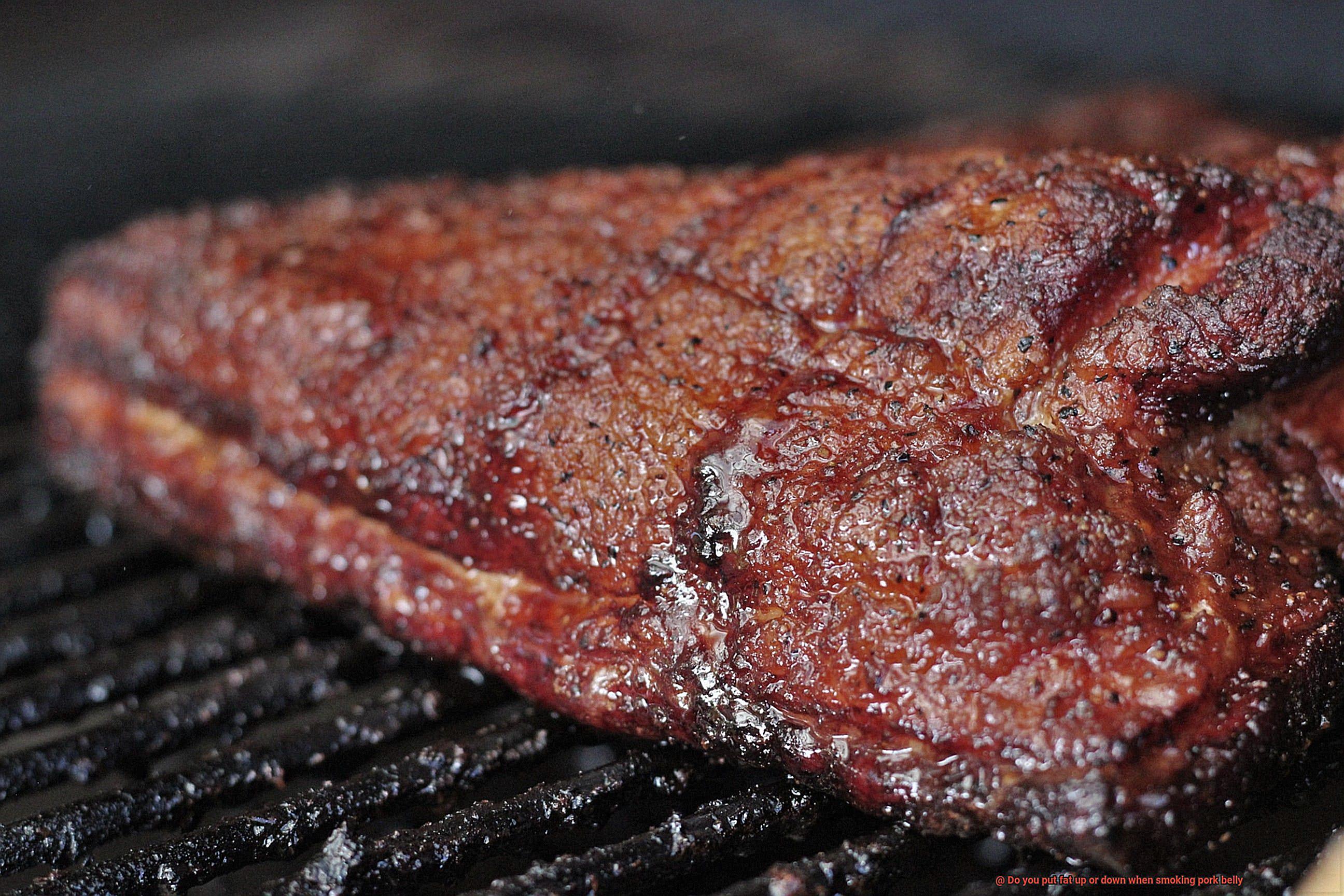 Do you put fat up or down when smoking pork belly-3