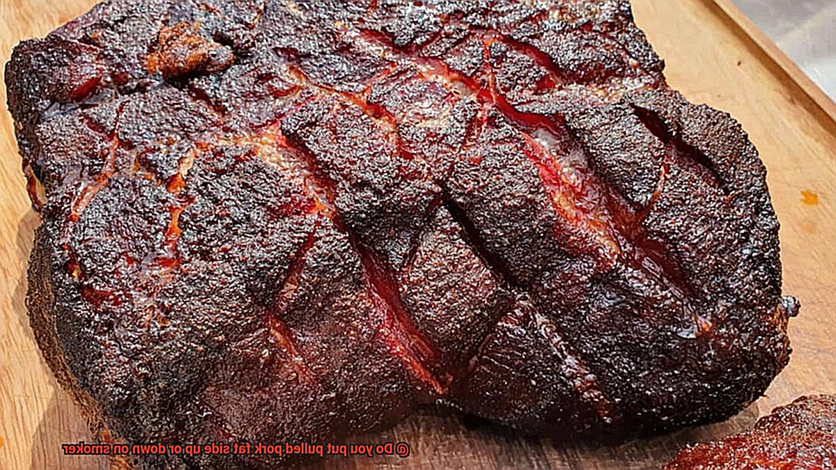 Do you put pulled pork fat side up or down on smoker-2