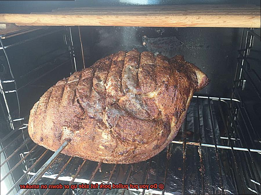 Do you put pulled pork fat side up or down on smoker-3