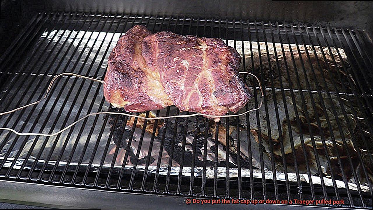 Do you put the fat cap up or down on a Traeger pulled pork-4
