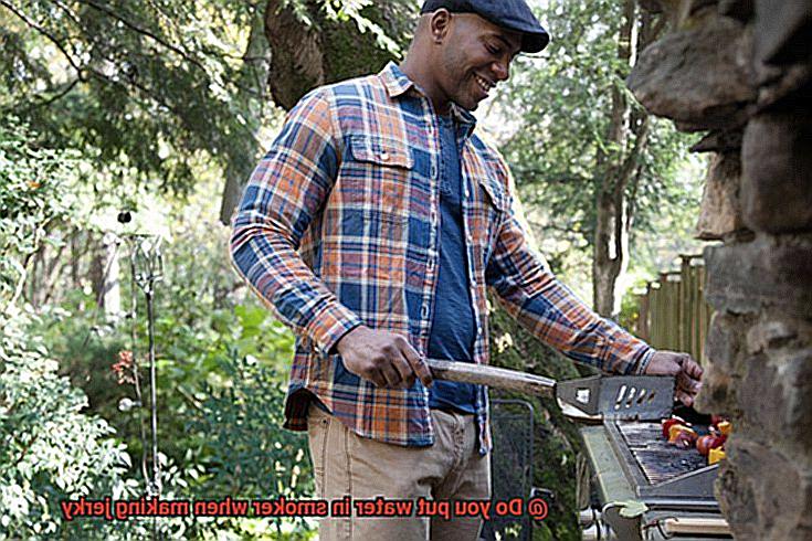 Do you put water in smoker when making jerky-2