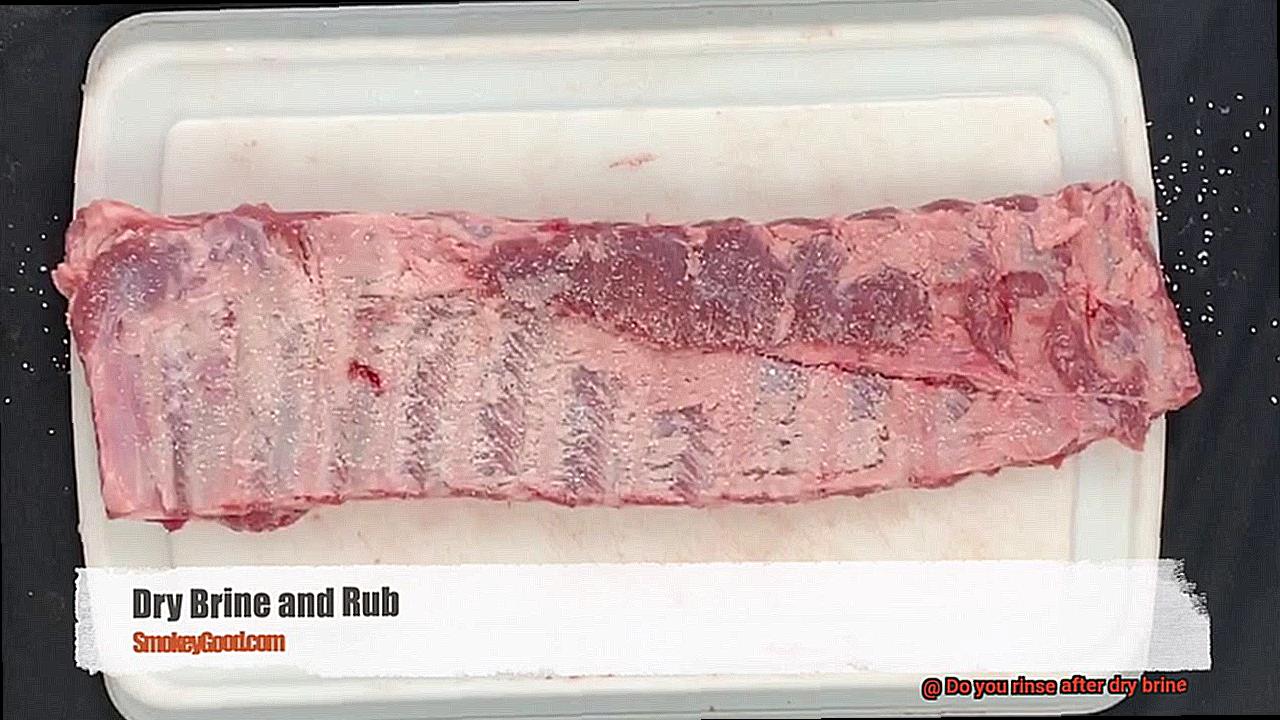Do you rinse after dry brine? - Pastime Bar And Grill