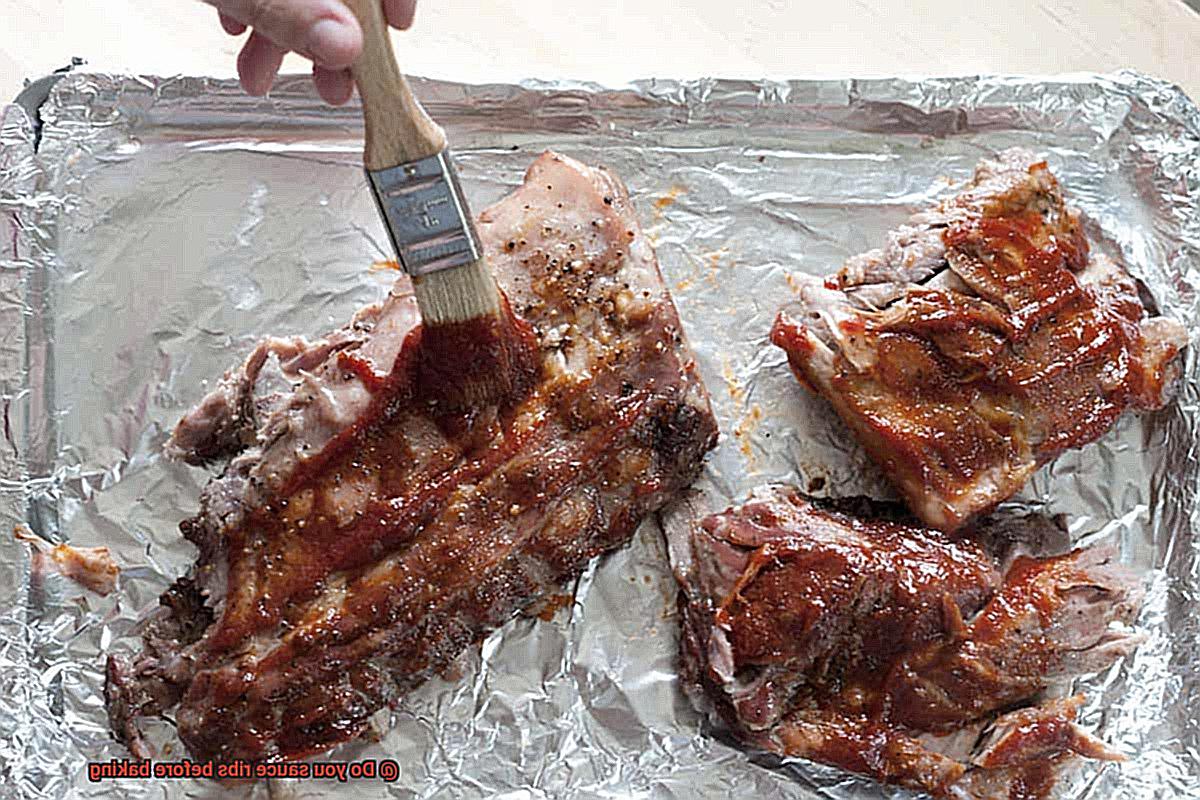 Do you sauce ribs before baking-6