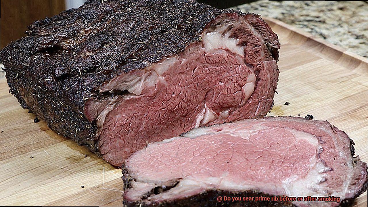 Do you sear prime rib before or after smoking-4