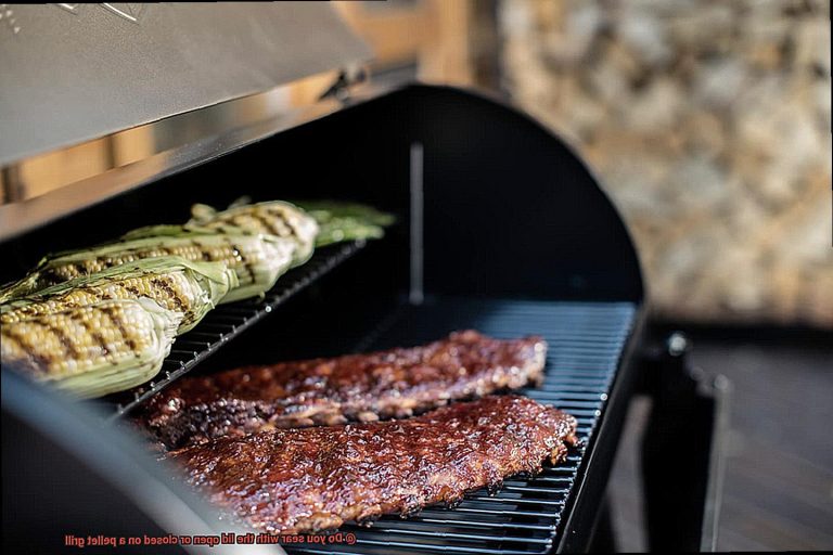 Do you sear with the lid open or closed on a pellet grill? Pastime