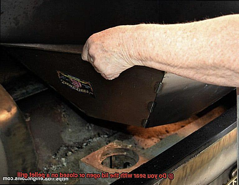 Do you sear with the lid open or closed on a pellet grill-3
