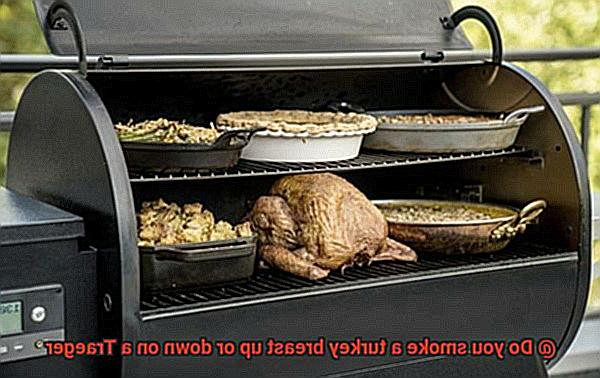 Do you smoke a turkey breast up or down on a Traeger-3