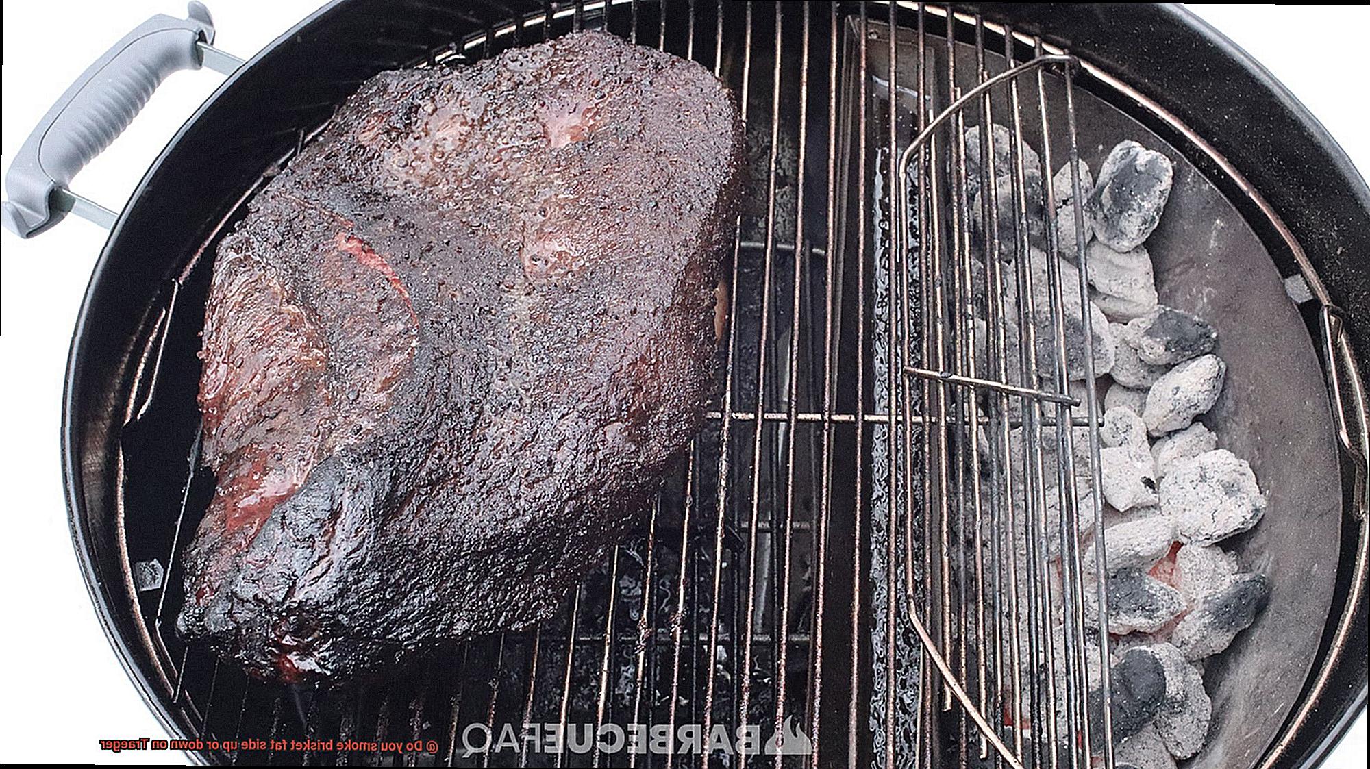 Do you smoke brisket fat side up or down on Traeger-2