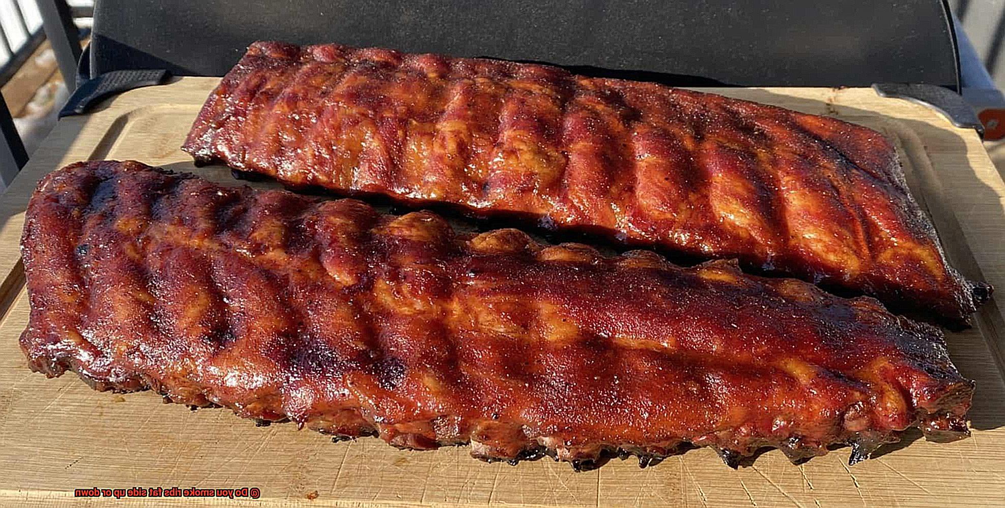 Do you smoke ribs fat side up or down-4