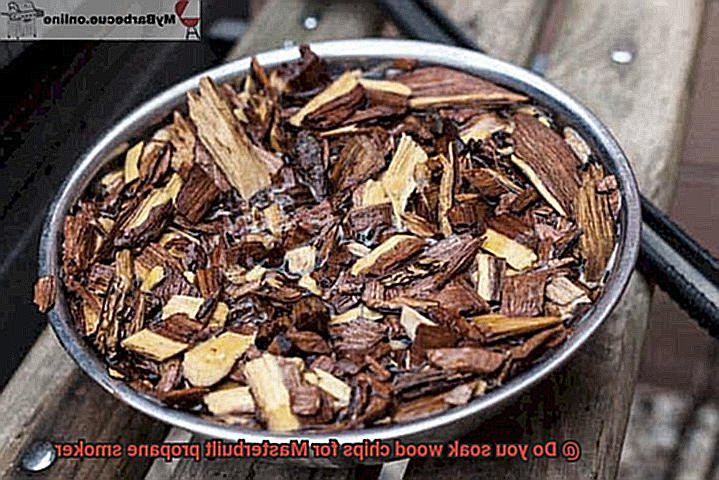 Do you soak wood chips for Masterbuilt propane smoker-3