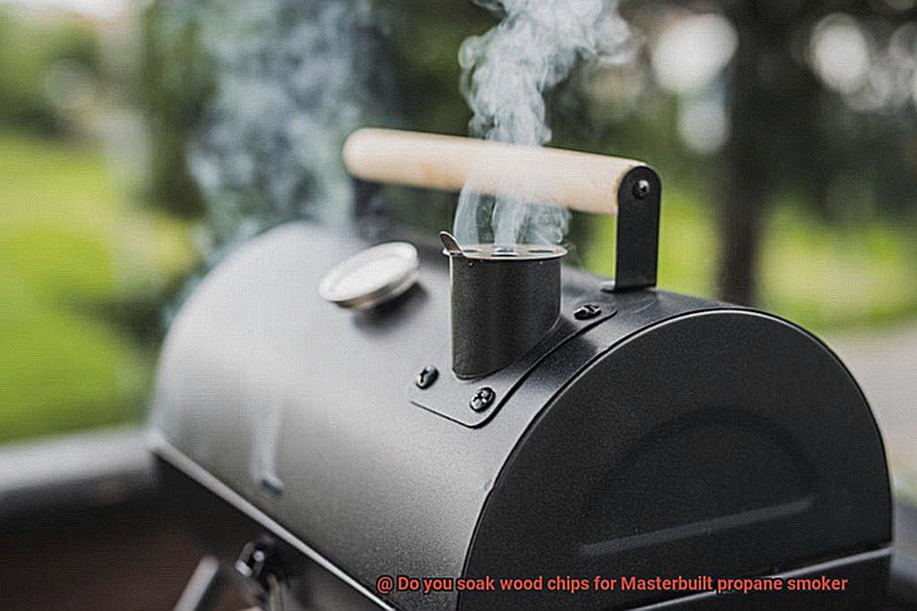 Do you soak wood chips for Masterbuilt propane smoker-2