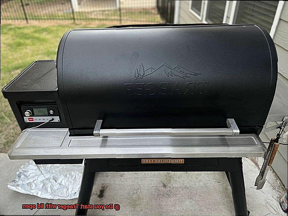 Do you start Traeger with lid open -3