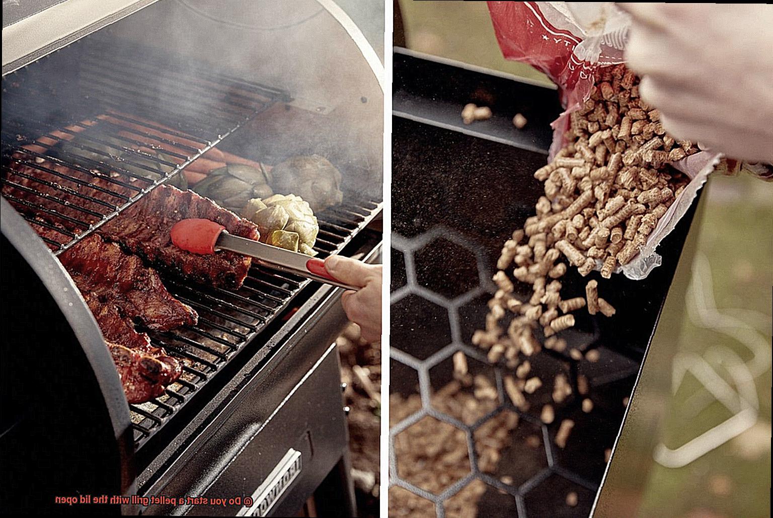 Do you start a pellet grill with the lid open? Pastime Bar And Grill