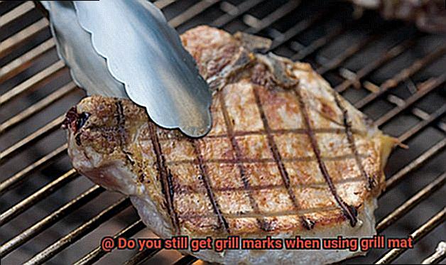 Do you still get grill marks when using grill mat-3