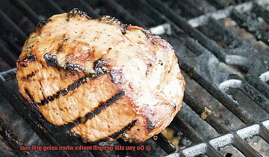 Do you still get grill marks when using grill mat-2