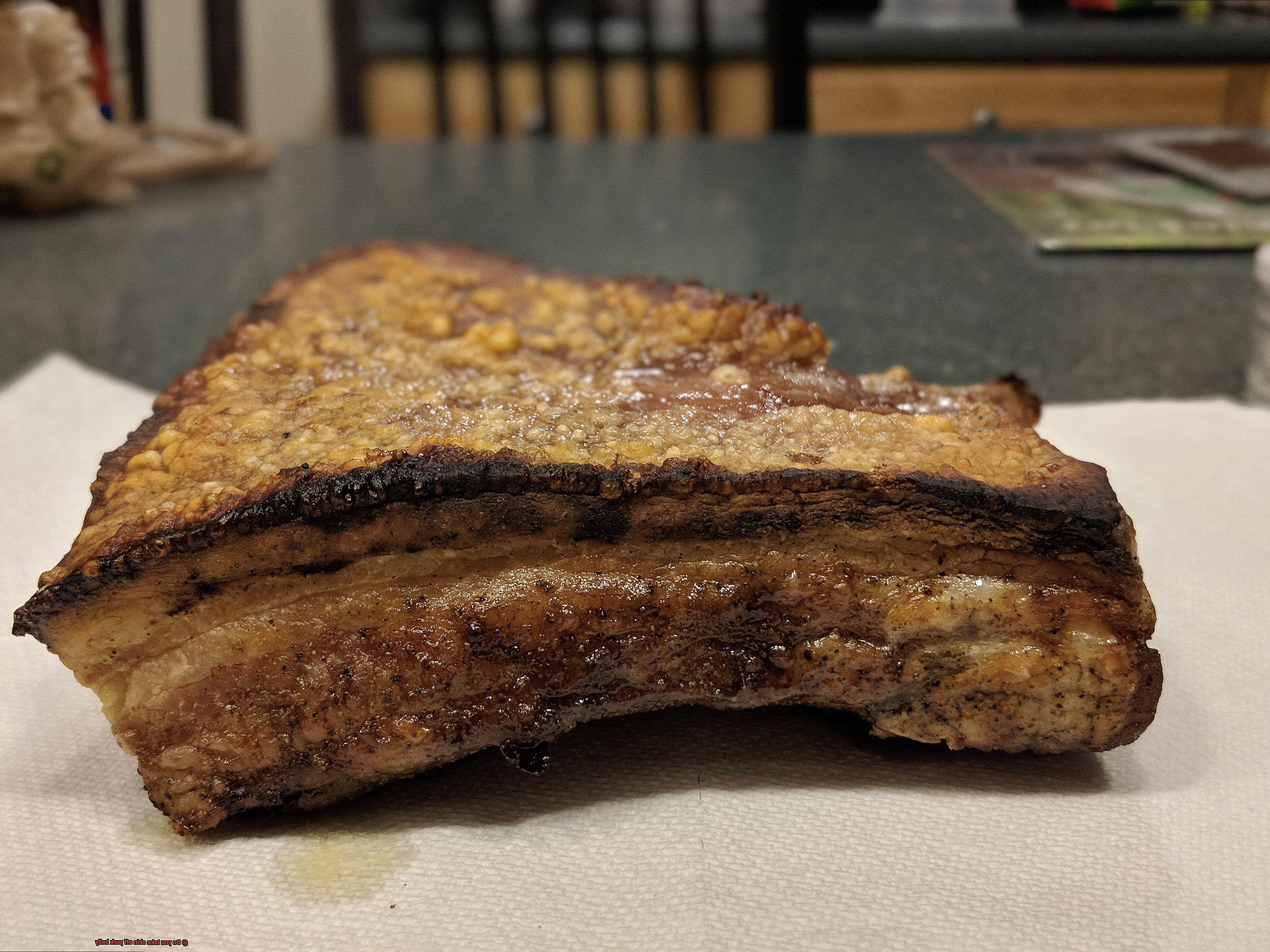 Do you take skin off pork belly-2