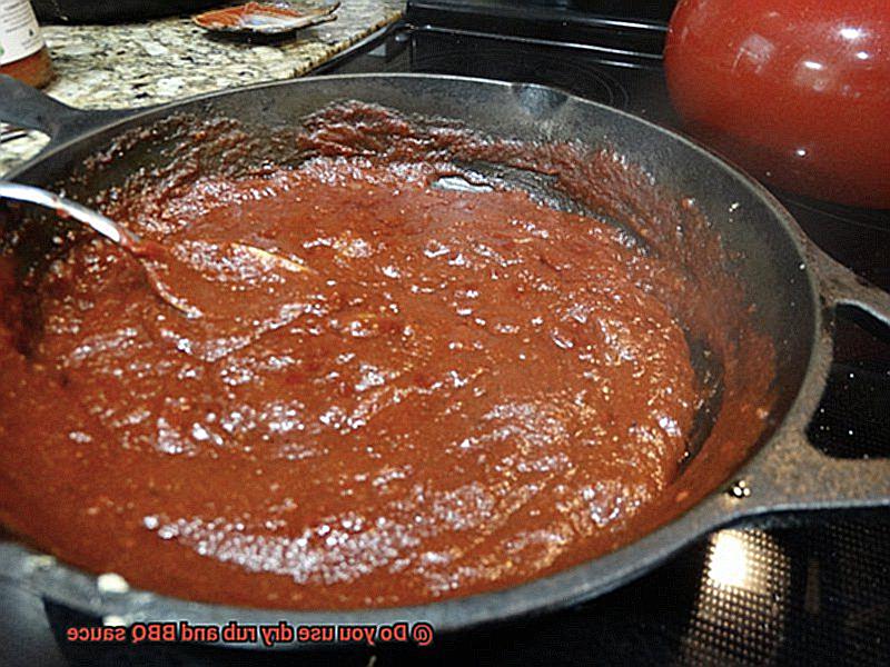 Do you use dry rub and BBQ sauce-4