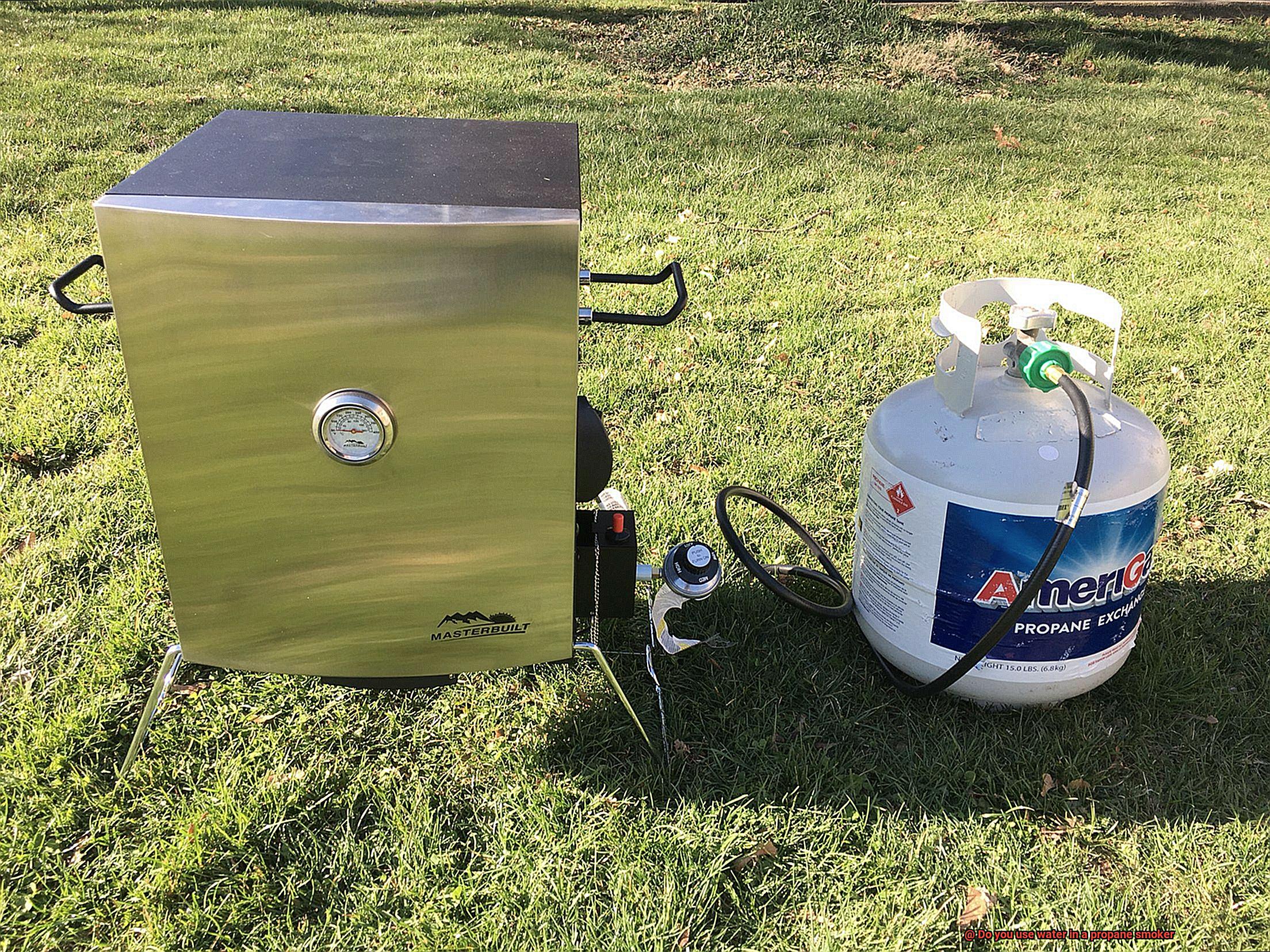 Do you use water in a propane smoker-4